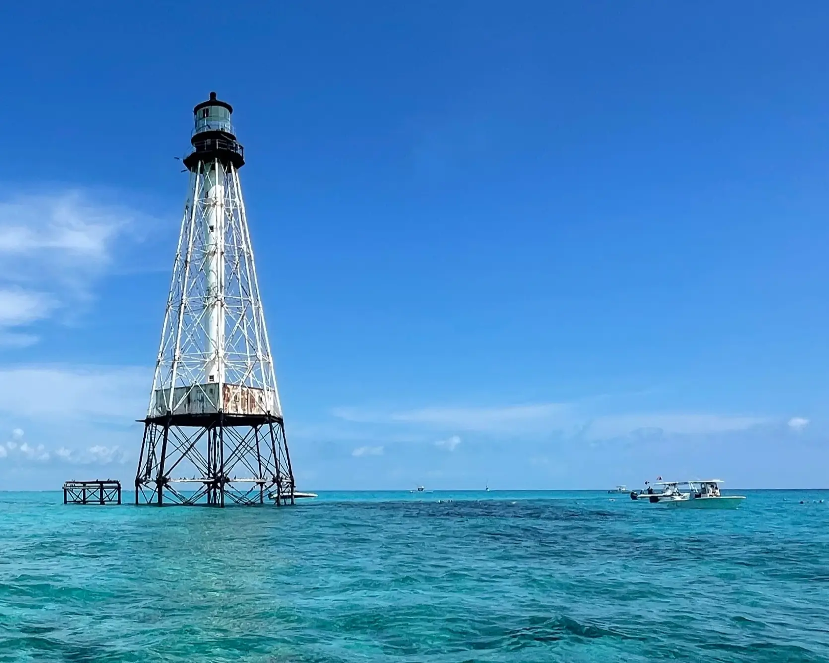 Alligator Reef Lighthouse off the Florida Keys